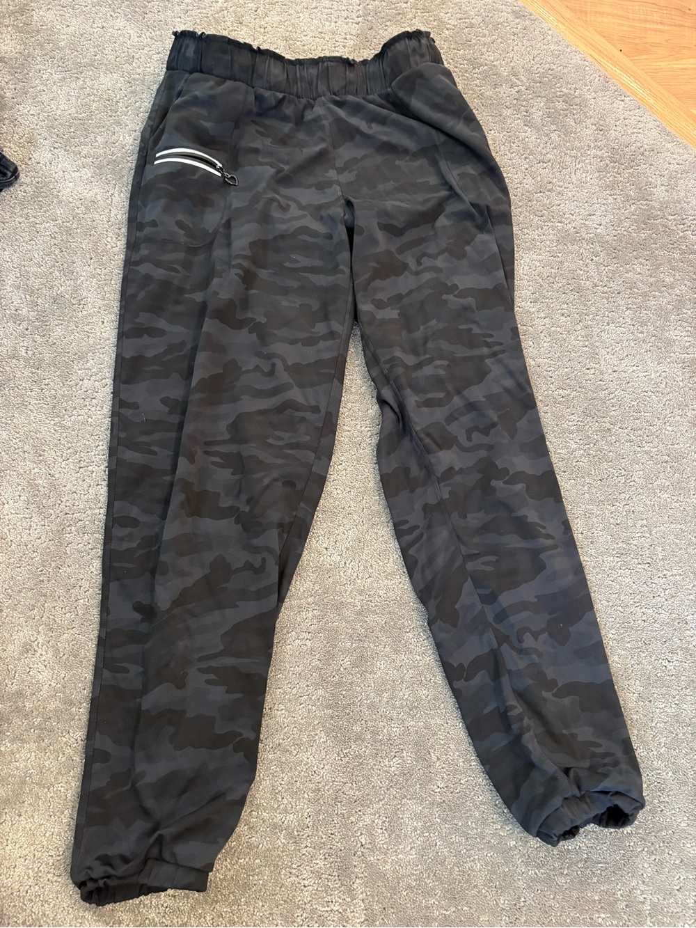 Women’s Black Camo Jogger Pants - Comfortable Everyday Wear